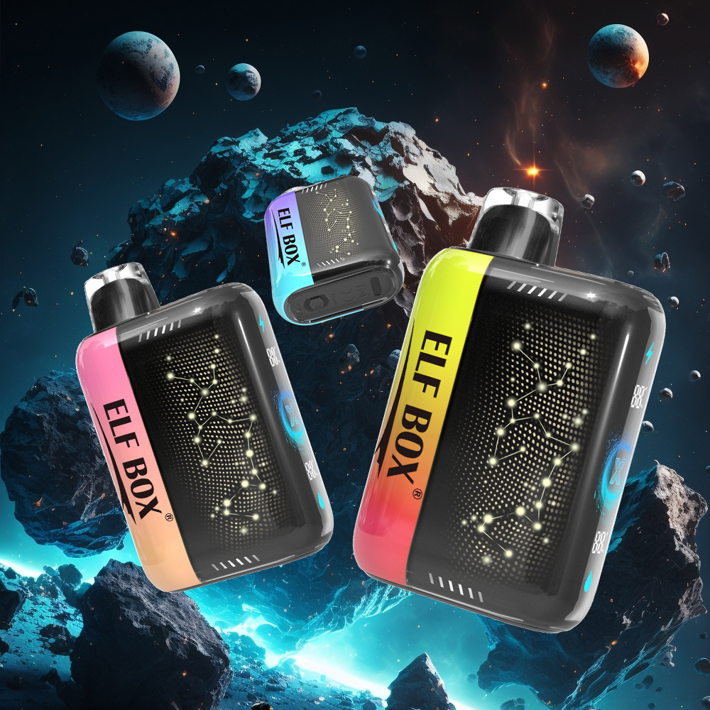 vapeablenova.com ELF BOX PULSE X 25k (25000) Puffs 3D Curved Screen 18ml E-liquid Beautiful Disposable Vape