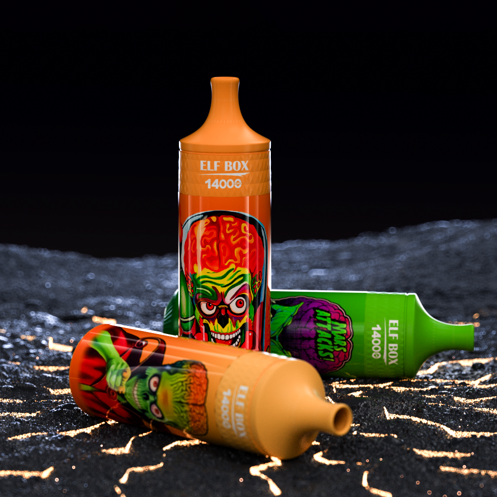 vapeablenova.com ELF BOX RGB 14k(14000) Puffs 0% 2% 3% 5% Nicotine 25ml e-liquid RGB-Light Lanyard Disposable Vape Pen